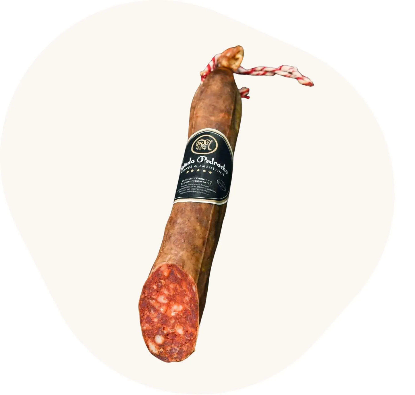 Ganze Chorizo Ibérico – traditionell gereift, kräftig im Geschmack mit edler Paprika-Note, spanische Spezialität.