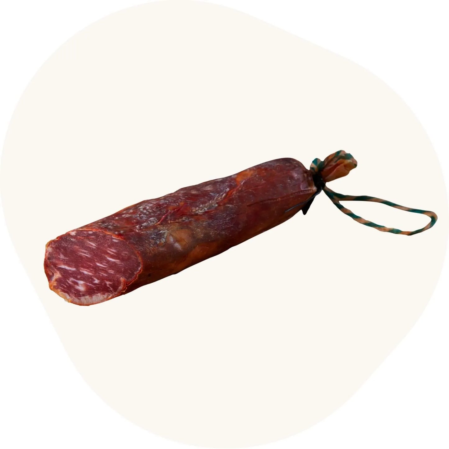 Lomo Duroc Schweinelende ganze Wurst mit traditioneller Reifung und feiner Marmorierung