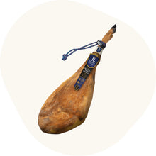 Bellota Ibérico Schinken, ganze Keule mit Knochen, 100 % Ibérico, über 36 Monate gereift, traditionell luftgetrocknet in der Sierra Nevada.