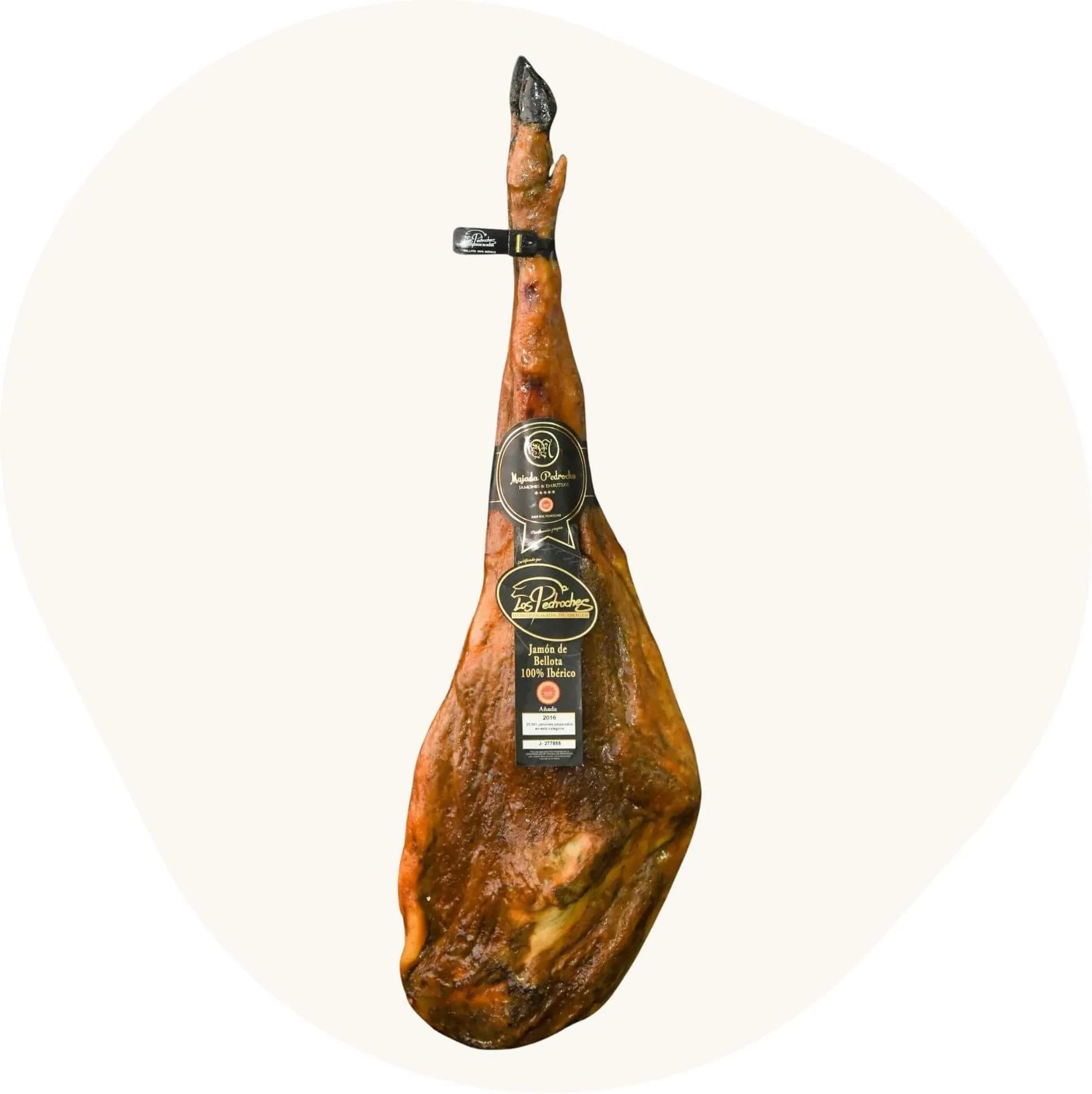 Ganze Schinkenkeule Pata Negra 100 % Ibérico mit geschützter Ursprungsbezeichnung Los Pedroches