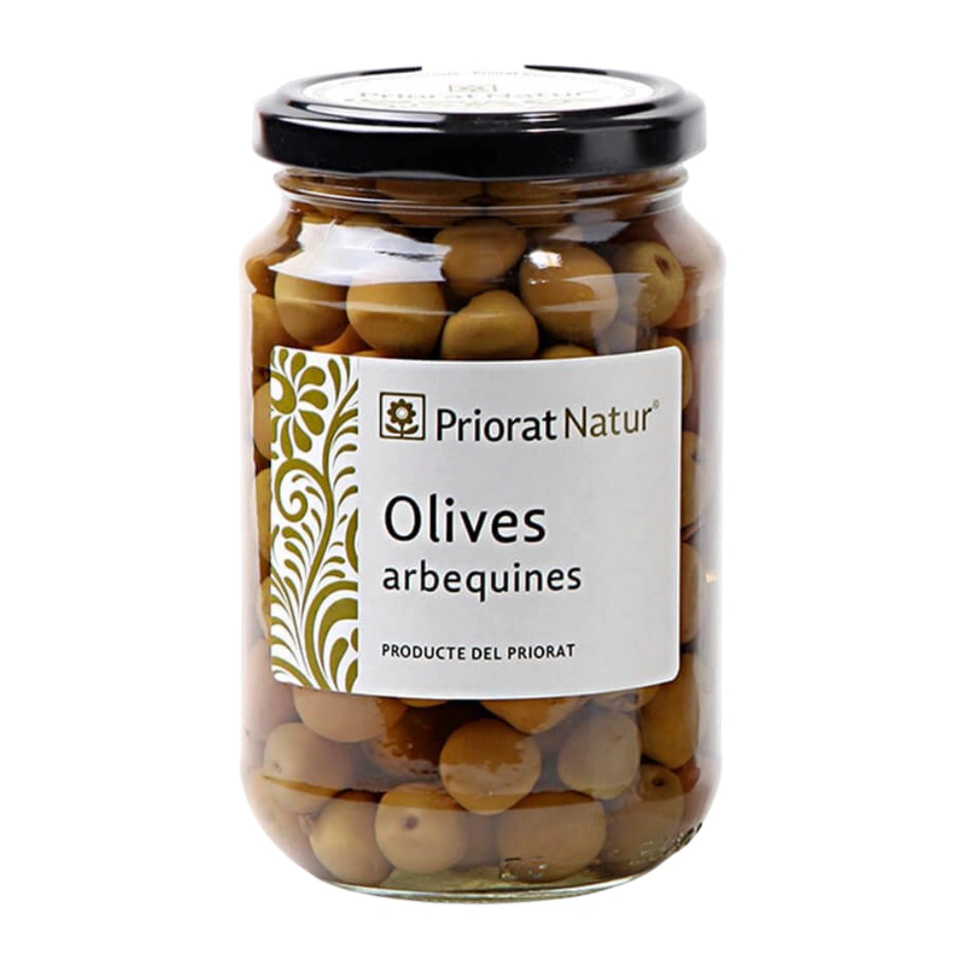 Arbequina-Oliven von Priorat Natur, mild und fruchtig, geerntet im Priorat, Katalonien – La Tradición