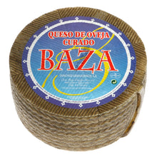 Queso de Oveja Curado von Baza – ganzer Laib ca. 3 kg, 6 Monate gereift, aus Schafsmilch, traditionelle Esparto-Rinde, aus Granada, Lieferant von La Tradición