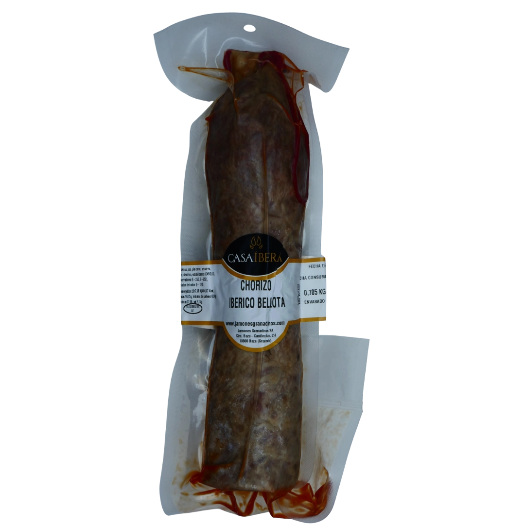 Chorizo Iberico de Bellota von Casa Ibera vakuumverpackt 550 bis 700 g