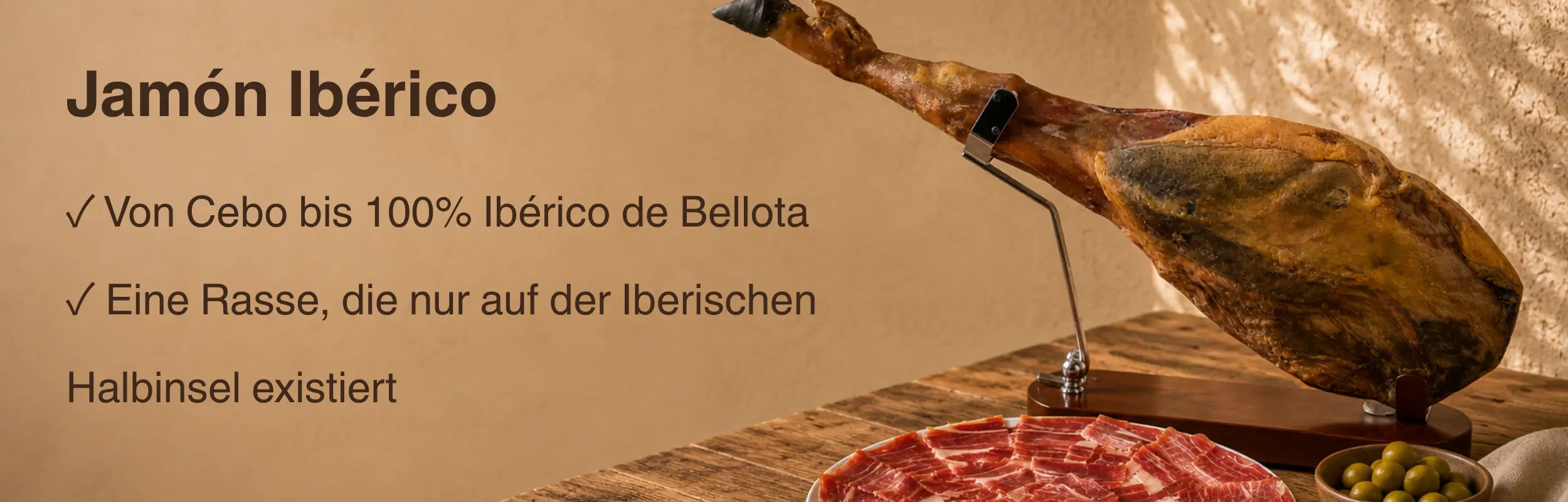 Jamón Ibérico, von Cebo bis 100% Ibérico de Bellota, spanische Ibérico-Rasse, La Tradición