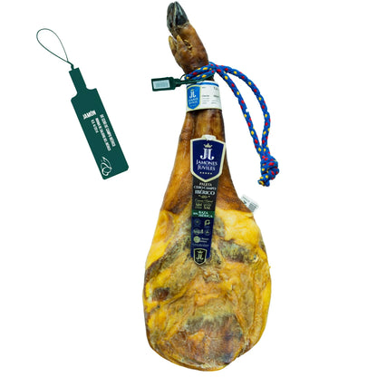 Paleta de Cebo Campo Ibérico 50% Raza Ibérica von Jamones de Júviles – ohne Salzzusatz, Naturreifung in der Sierra Nevada, aus Granada