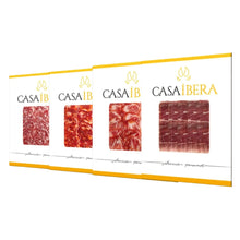Ibérico Tasting Set von La Tradición – 4 x 100 g Casa Íbera Selección Gourmet: Jamón Ibérico, Lomo Ibérico, Chorizo Ibérico und Salchichón Ibérico