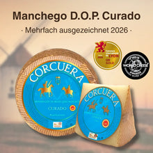 Manchego D.O.P. Curado von Quesos Corcuera, mehrfach ausgezeichnet 2026, La Tradición
