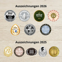 Internationale Auszeichnungen 2026 und 2025 für Oleo Almanzora Olivenöl: Berlin GOOA, CINVE, Oil China und weitere