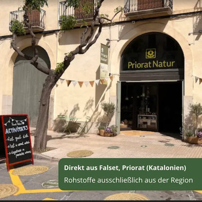 Priorat Natur Ladengeschäft in Falset, Priorat, Katalonien, Rohstoffe ausschließlich aus der Region – La Tradición