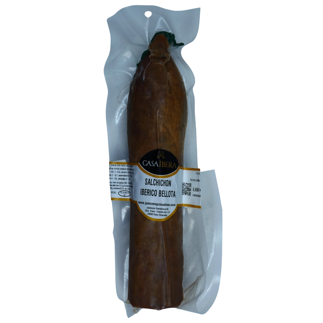 Salchichon Iberico de Bellota von Casa Ibera vakuumverpackt 600 bis 700 g