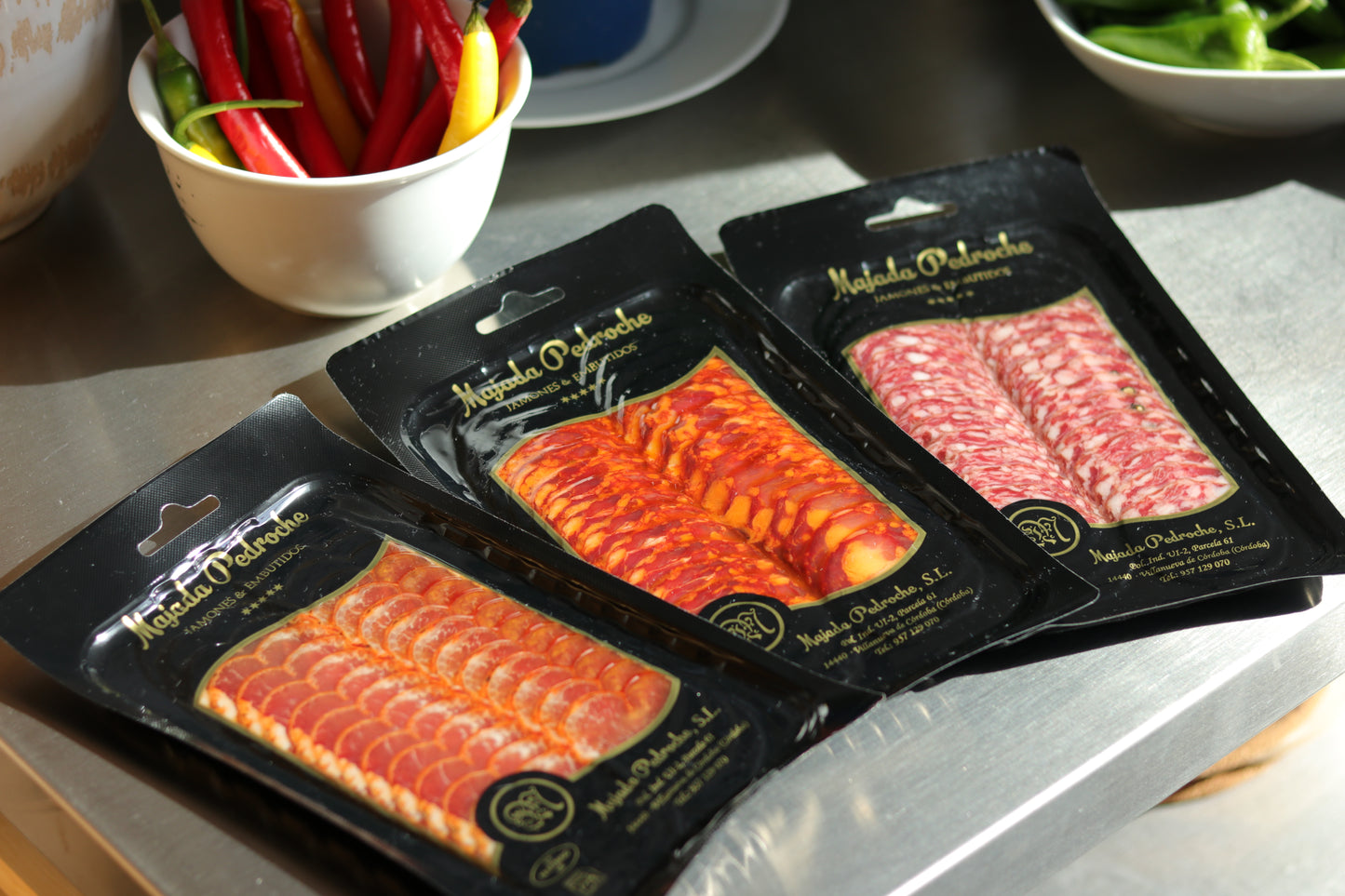 Würste Aufschnitt-Set: Chorizo, Salami & Schweinelende